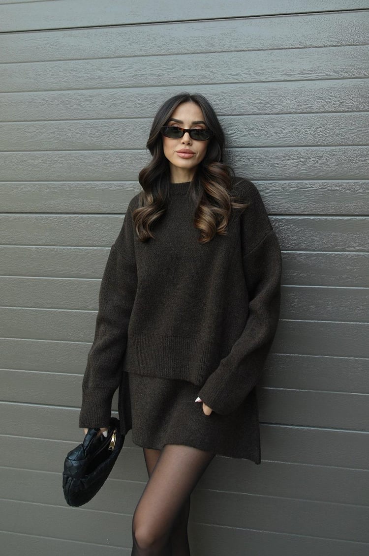 Amelie | Sweater Skirt Set