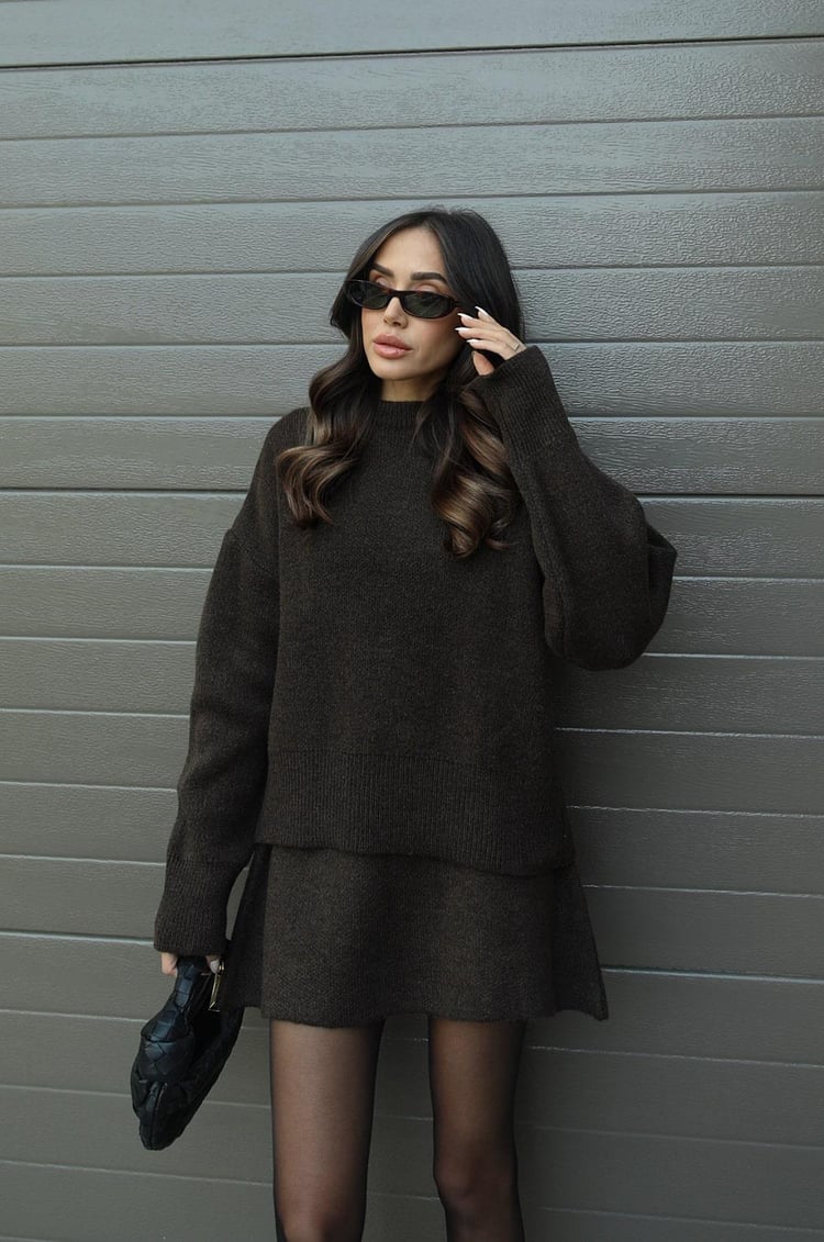 Amelie | Sweater Skirt Set