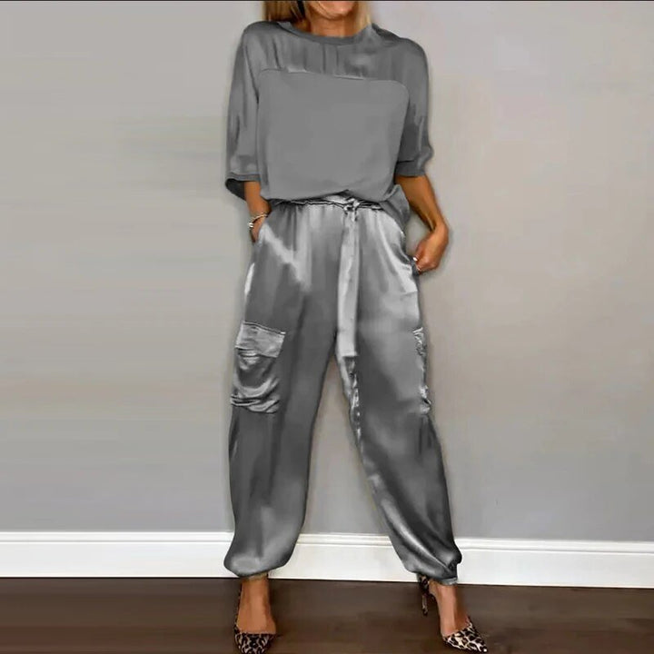 Nova | Casual Satin Clothing Set